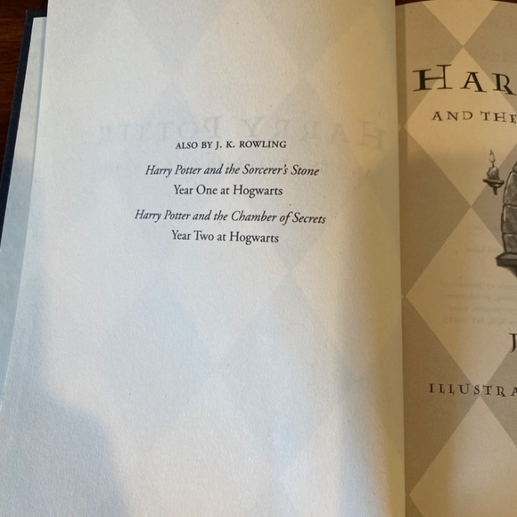 Harry Potter & the Prisoner of Azkaban Hardcover Book by Jk Rowling - Picture 6 of 9